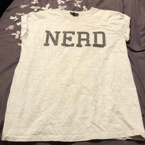 Top shop Nerd T shirt.